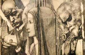 Jan Toorop - Het Offer verkocht voor € 50!