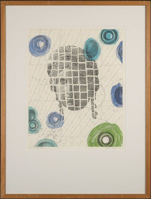 Harald Vlugt - Ets, Picking up her pieces - Ingelijst kopen? Bied vanaf 10!