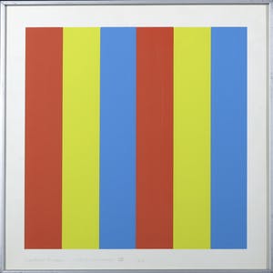 Geerhard Kuipers - Zeefdruk, 1 t/m 81 vierkanten VIII - Ingelijst kopen? Bied vanaf 1!