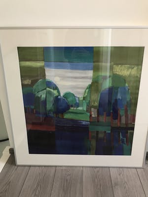 Niet of onleesbaar gesigneerd - Ton schulten op zijde gedrukt kopen? Bied vanaf 10!