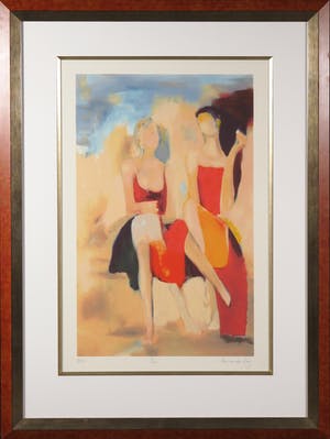 Hans van den Berg - Zeefdruk, Paris - Ingelijst (Groot) kopen? Bied vanaf 35!