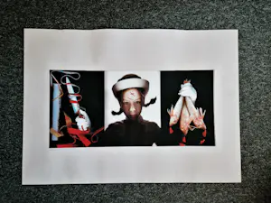 Lieve Prins - grote 2011 computerprint "vrouwe justitia" met opdracht "voor Hedy (d'Ancona) kaufen? Bieten Sie von 1!