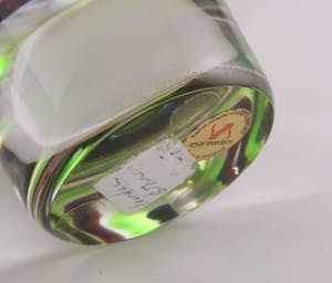 Gerard Thomassen - Glas, serica vaas met kleurslingers voor Royal Leerdam kopen? Bied vanaf 1!