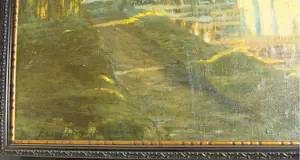 Buy Hubert Frans Leufkens - visvijver kasteel Cortenbach? Bid from 150!