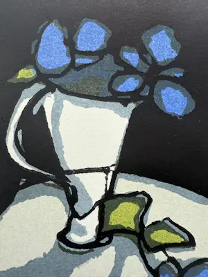 Fon Klement - handgesigneerde zeefdruk | 'Vol d'Oiseau' | 1996 kopen? Bied vanaf 10!