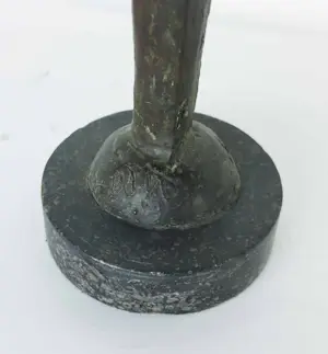 Ed van Teeseling - Groot bronzen beeld, Femme-Fleur kopen? Bied vanaf 500!