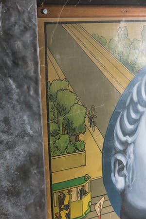 Jan Bollaert - Acryl op papier, Schmalz II - Ingelijst (Groot) kopen? Bied vanaf 50!