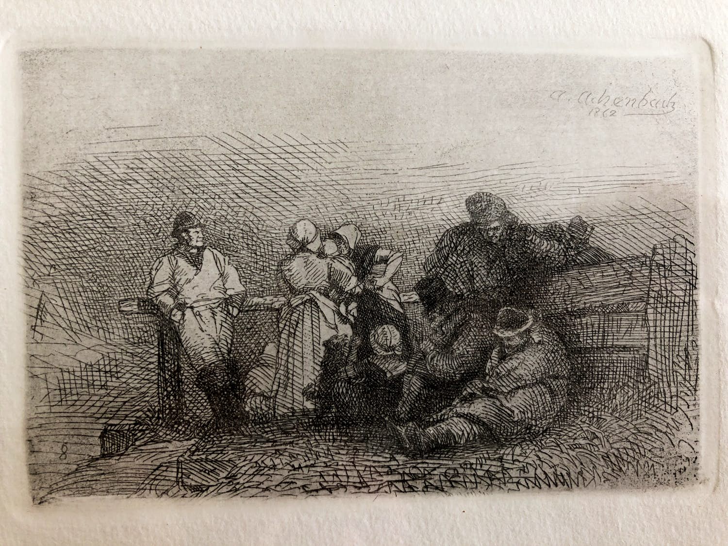 Andreas Achenbach - Zeldzame ets kopen? Bied vanaf 165!