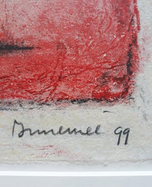 Hans Innemee - Ooievaarskuiken, zeefdruk (mooi ingelijst) kopen? Bied vanaf 195!