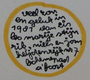 Leo Heijdenrijk - stifttekening: doemdenkers (veel zon en geluk in 1981) kopen? Bied vanaf 35!