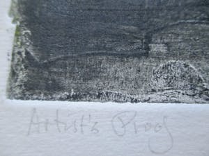 Peter Wray - Carborundum ets "Sand Drawing" kopen? Bied vanaf 30!