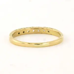18k geelgouden ring met briljant geslepen diamant tot. 0.24ct – F/G - VS/SI kopen? Bied vanaf 210!