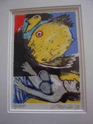 Corneille - Zeefdruk, geen titel. kopen? Bied vanaf 90!