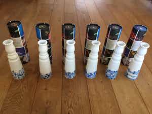 Marcel Wanders - Marcel Wanders vaas nummer 1 t/m 6 complete collectie verkocht voor € 180!