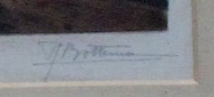 Tjeerd Bottema - Ingelijste ets: "Bij den haard" kopen? Bied vanaf 125!