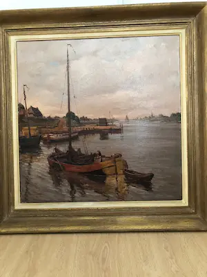 AcheterJan van Anrooy - Zicht op de Linge? Enchérissez de 150!