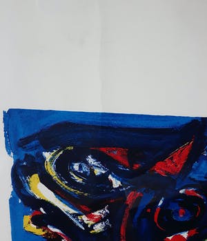 Buy Theo Wolvecamp - Abstracte compositie, zeefdruk (ingelijst)? Bid from 1!