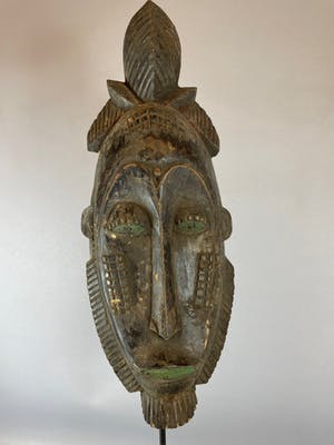 Baule - African Tribal Used Baule mask - Iv. Coast. kopen? Bied vanaf 35!