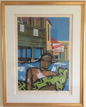Herman Brood - "Red Stripe" kopen? Bied vanaf 650!