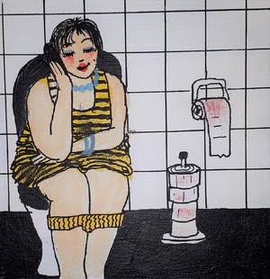 Anke Peddemors - kunst voor in het kleinste kamertje joke kopen? Bied vanaf 20!