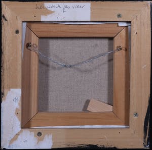 Hendrik Jan Visser - Olieverf op doek, Z.T. Stilleven met peer - Ingelijst kopen? Bied vanaf 35!