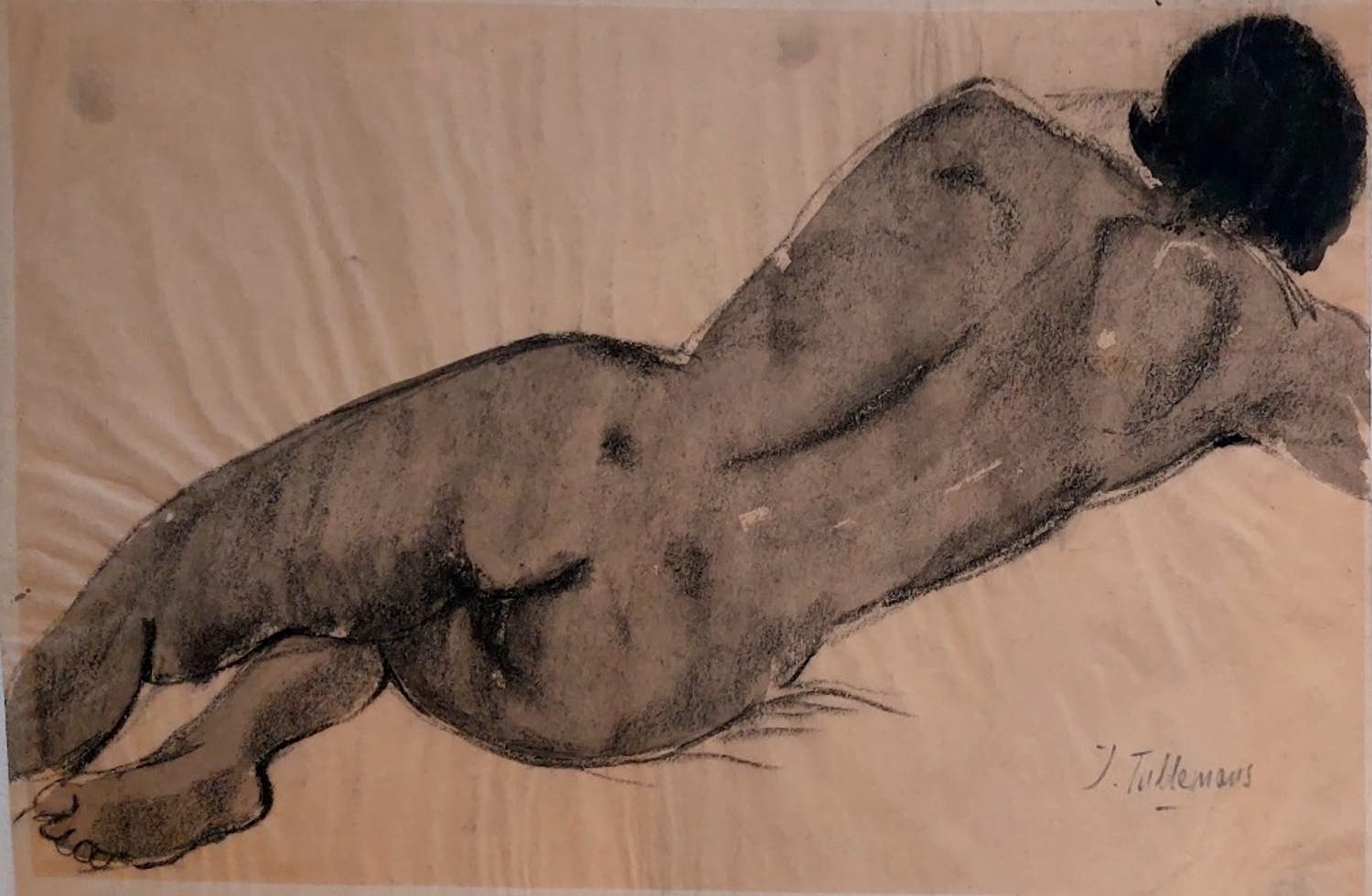 Jan Tullemans - Liggend vrouwelijk naakt kopen? Bied vanaf 50!