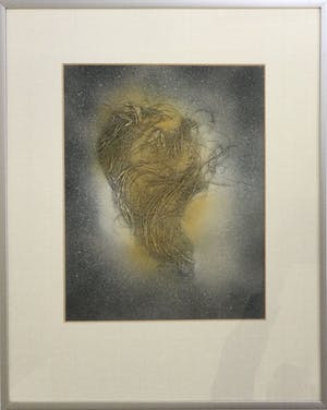 Truus Nienhuis - z.t. | unieke collage/assemblage - ingelijst kopen? Bied vanaf 85!