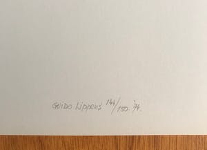 Guido Lippens - Gesigneerde zeefdruk - 1974 - 144/150 - Zelden aangeboden! kopen? Bied vanaf 55!