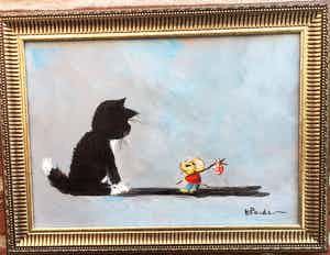 Henk Poeder - Poes en muis verkocht voor € 71!