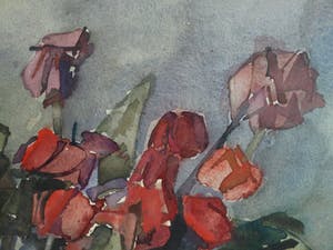 Jan Engelman - Aquarel , Bloemstilleven – gesigneerd & ingelijst – ca 1980 kopen? Bied vanaf 100!