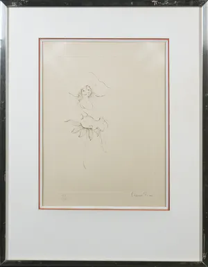 Leonor Fini - Ets, Les petites filles modèles VIII - Ingelijst kopen? Bied vanaf 60!