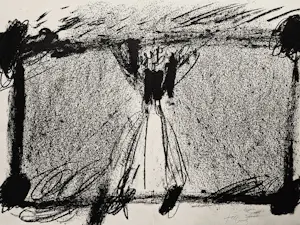 Antoni Tapies - 1968 - monochrome lithografie - La matière et ses doubles - gesigneerd kopen? Bied vanaf 71!