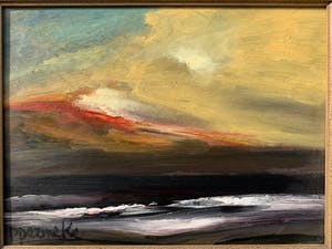 Paul Permeke - Olieverf schilderij: onweer over zee kopen? Bied vanaf 250!