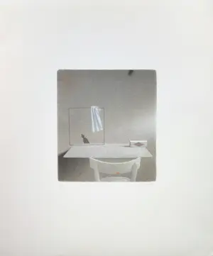 Gianfranco Ferroni - Stilleven met stoel en tafel (XLI/LX) kopen? Bied vanaf 150!