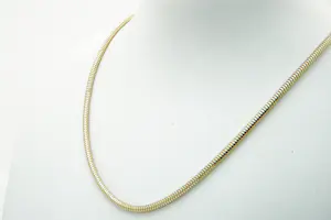 21 - Zo goed als nieuw 14krt geel gouden collier - OmegA schakels/model kopen? Bied vanaf 620!