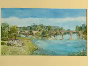Machteld Hooyen - Fraai Frans Landschap verkauft für € 120!