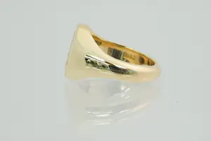 70 - Gave & massief 18Krt geel gouden zegelring met een fraai draak kopen? Bied vanaf 760!