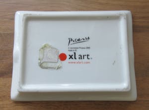 Niet of onleesbaar gesigneerd - Porseleinen asbakje Picasso - XL Art kopen? Bied vanaf 1!