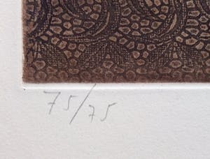 Daniel Argimon - "AIXA" - Kleurenets - Handgesigneerd - 1977 kopen? Bied vanaf 20!