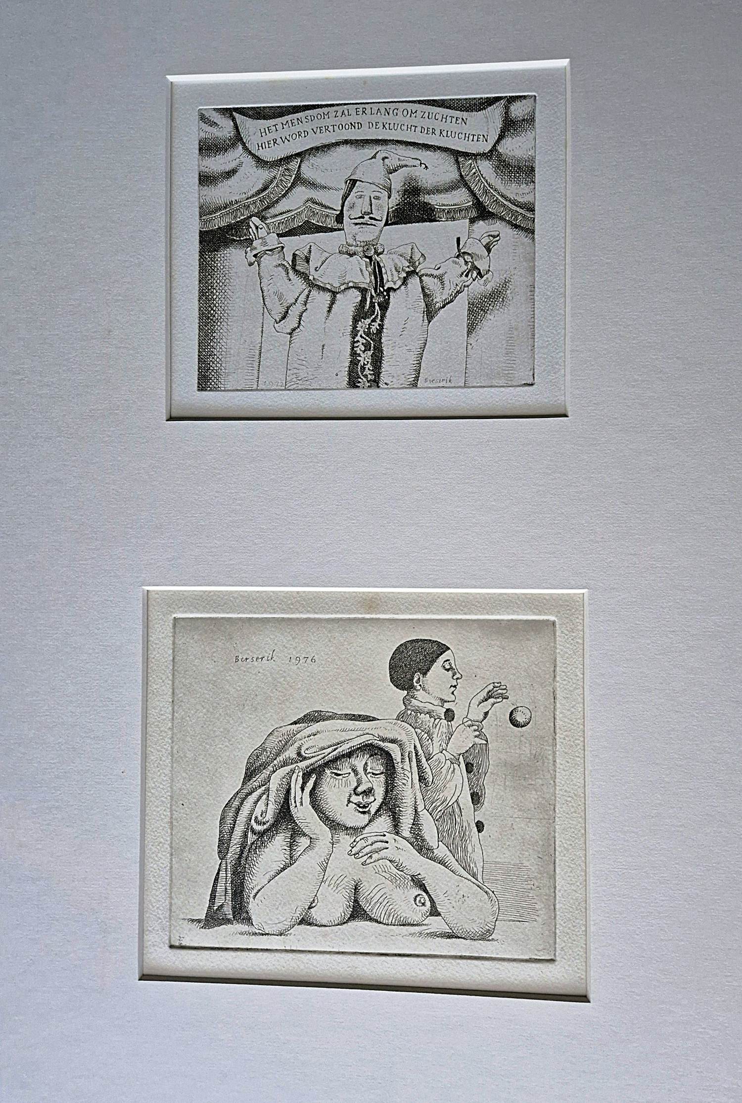 Herman Berserik - In zeer kleine oplage gemaakte DUBBELE Ets - 1976 - potloodgesigneerd kopen? Bied vanaf 29!