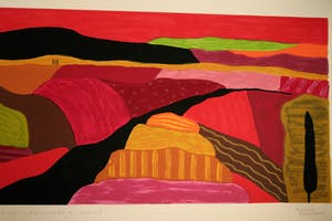 Ronald Boonacker - Kleurenzeefdruk Toscaans Landschap 1, Italië Handgesigneerd. kopen? Bied vanaf 125!