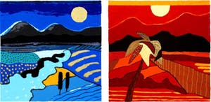 Ronald Boonacker - Italiaans Landschap/ Palmboom kopen? Bied vanaf 1!