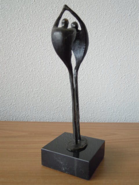 Corry Ammerlaan - Prachtig bronzen beeldje 2 personen kopen? Bied vanaf 25!