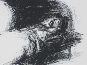 Kurt Lob - Mort - Litho kopen? Bied vanaf 40!