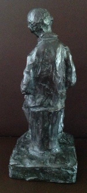 Brons (Onbekend) - Zittende figuur kopen? Bied vanaf 200!