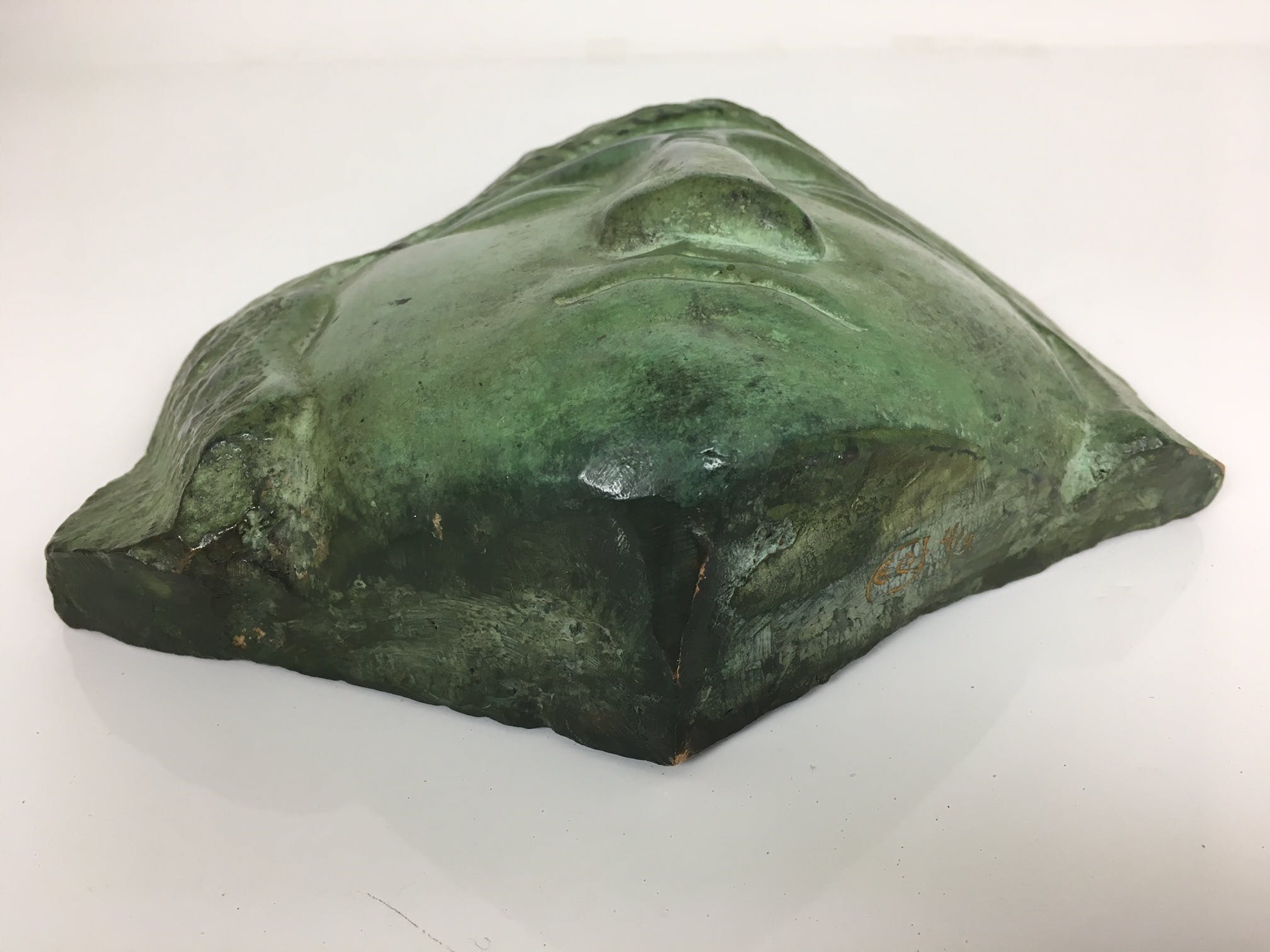 Eddy Gheress - Abstract bronzen sculptuur van hoofd kopen? Bied vanaf 659!