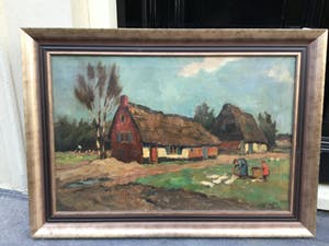 Cor Noltee - C2543 - Moeder met kind op boerenerf kopen? Bied vanaf 150!