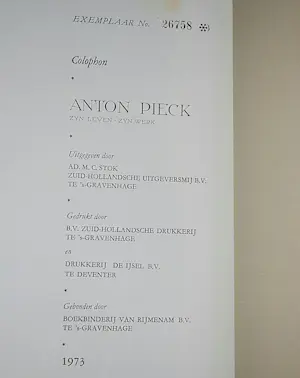 Anton Pieck - zeldzaam: Zeeuwse mijmeringen + handgesigneerd 'Zijn Leven Zijn Werk' kopen? Bied vanaf 75!