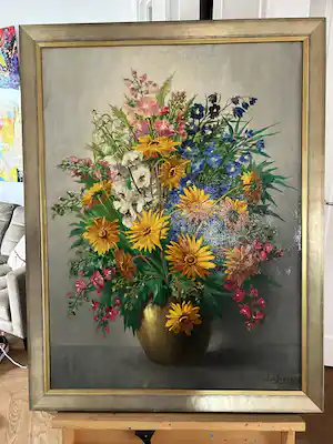 Jan Schonk - Vaas met bloemen verkauft für € 60!