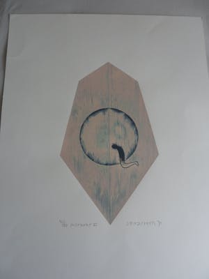 Bert Vredegoor - Zeefdruk. Titel, "Miserere VI". kopen? Bied vanaf 10!
